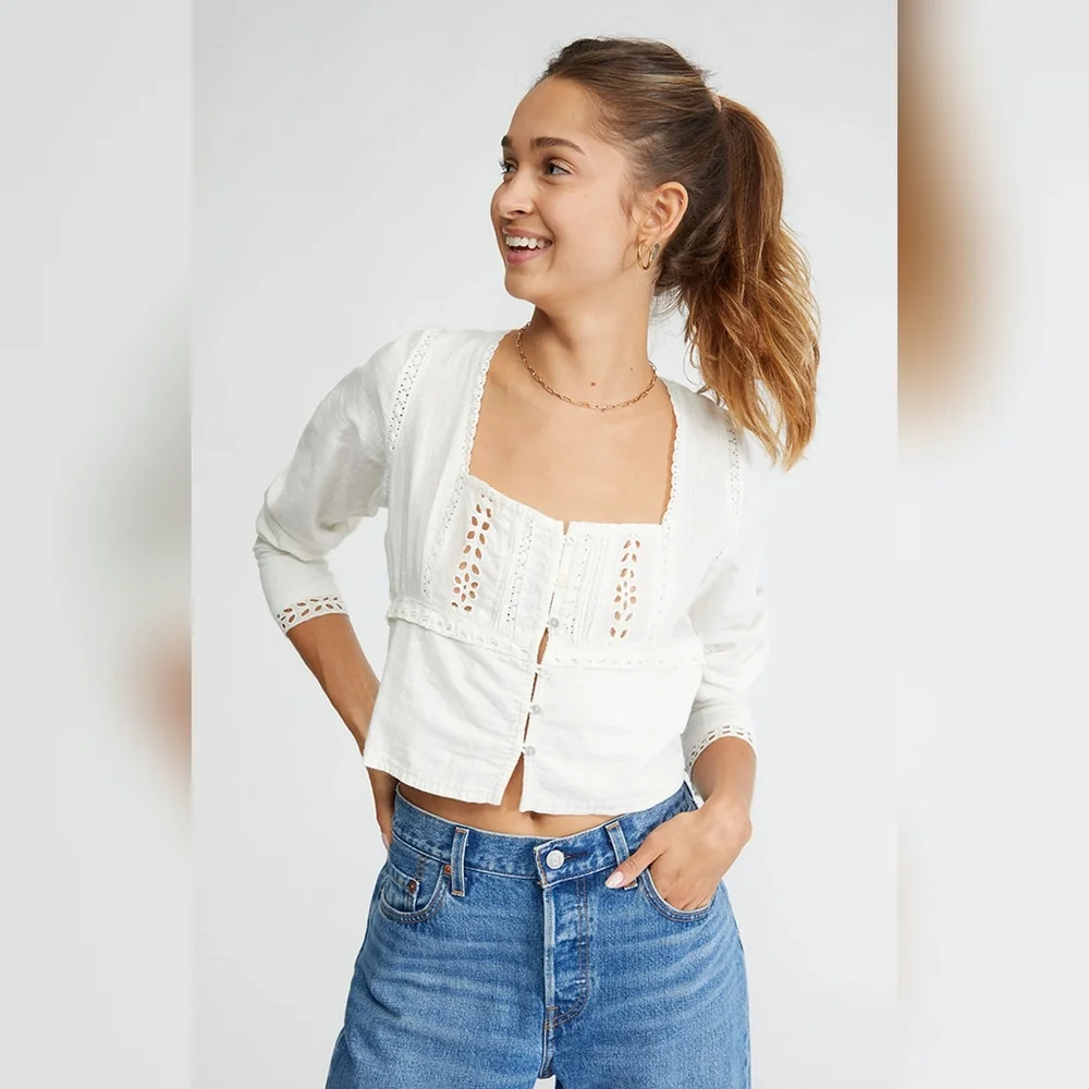 NWT Free People Joi Blouse